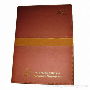 Hardcover PU Notebook, Single Color, 100gsm Offset Paper, Have a Gilt Edge